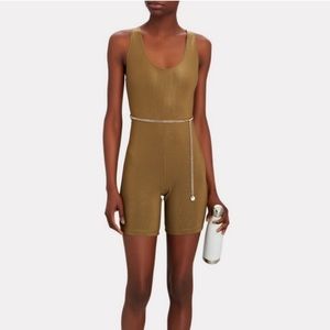 NWT - WeWoreWhat Rib Knit Catsuit Romper size S